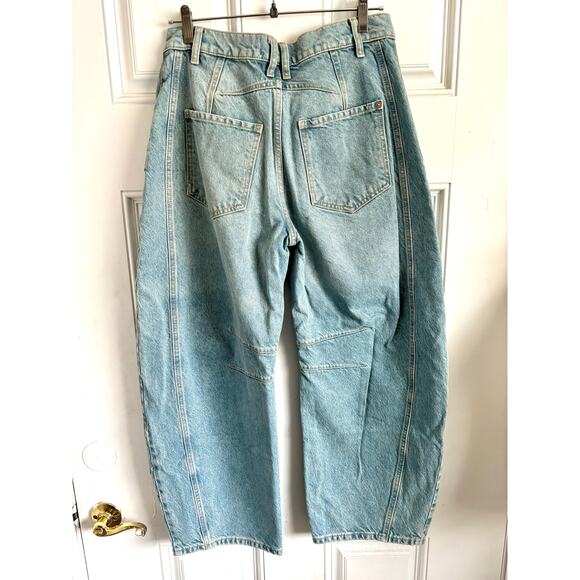 Free People We the Free Good Luck barrel jeans size 26 - Picture 5 of 7